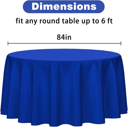 Kopokita 2PCS Black Plastic Tablecloths 54 x 108 Inch, Disposable Table Cloths Rectangle Party Table Covers