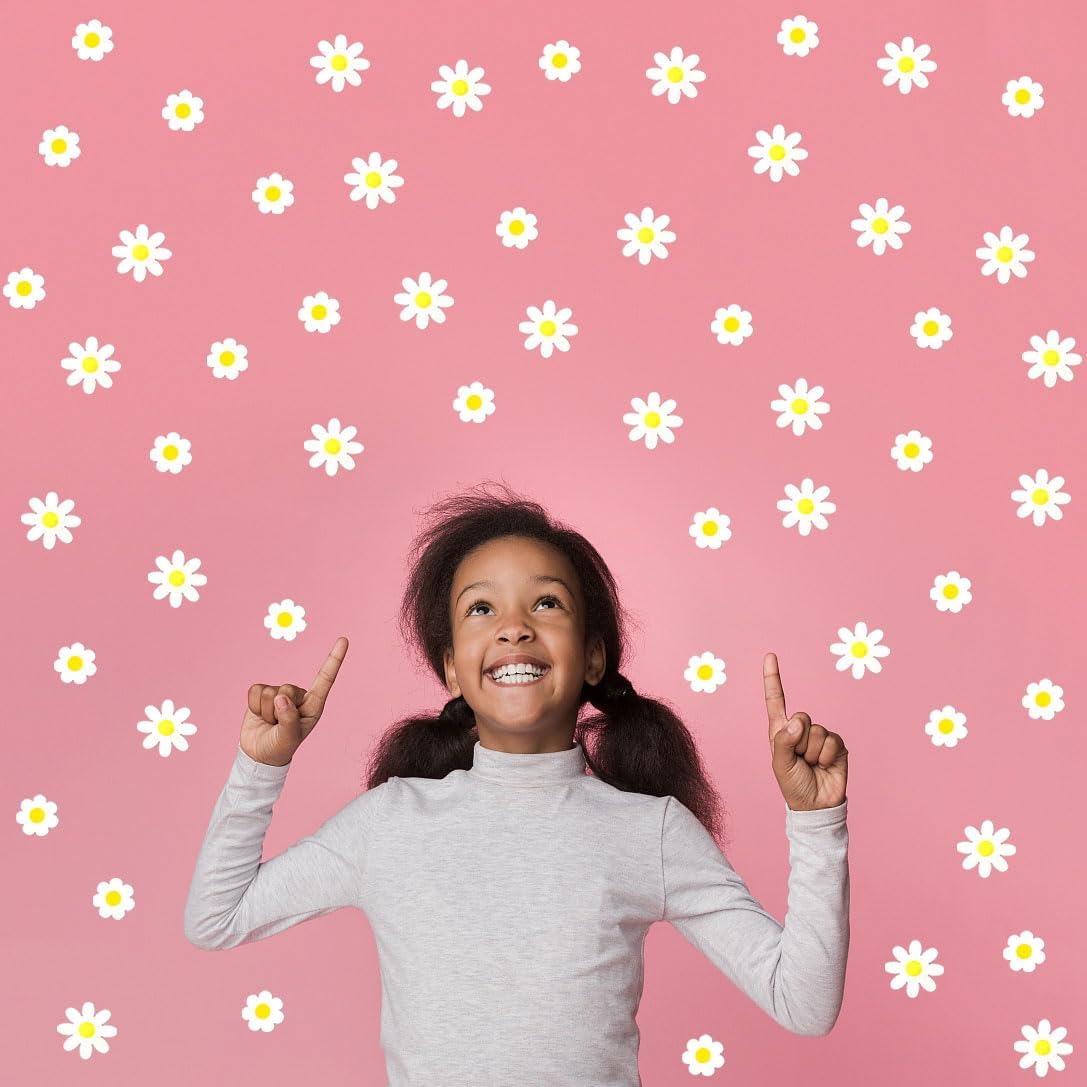 Daisy Confetti Flower Daisy Shape Table Scatters Confetti for Daisy Decorations Wedding Birthday Party Supplies Decorations Flower Party Sets