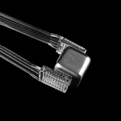 J-Chen 15PCS Plastic Buffet Serving Tongs Mini Serving Utensil Tongs Appetizers Tongs Clear Kitchen Tongs 6.3 Inch Small Ice Tongs for Tea and Coffee Party Catering Appetizers Desserts Cake Sandwich