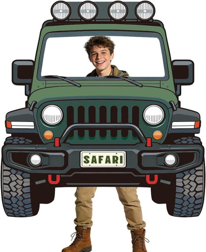 WADORN Race Car Photo Prop Selfie Frame Banner, 5x5.2 Ft Large Racing Theme Party Decorations Backdrop Red Fast 1 Car Photography Background Hanging Supplies for Men Home Racing Birthday Party