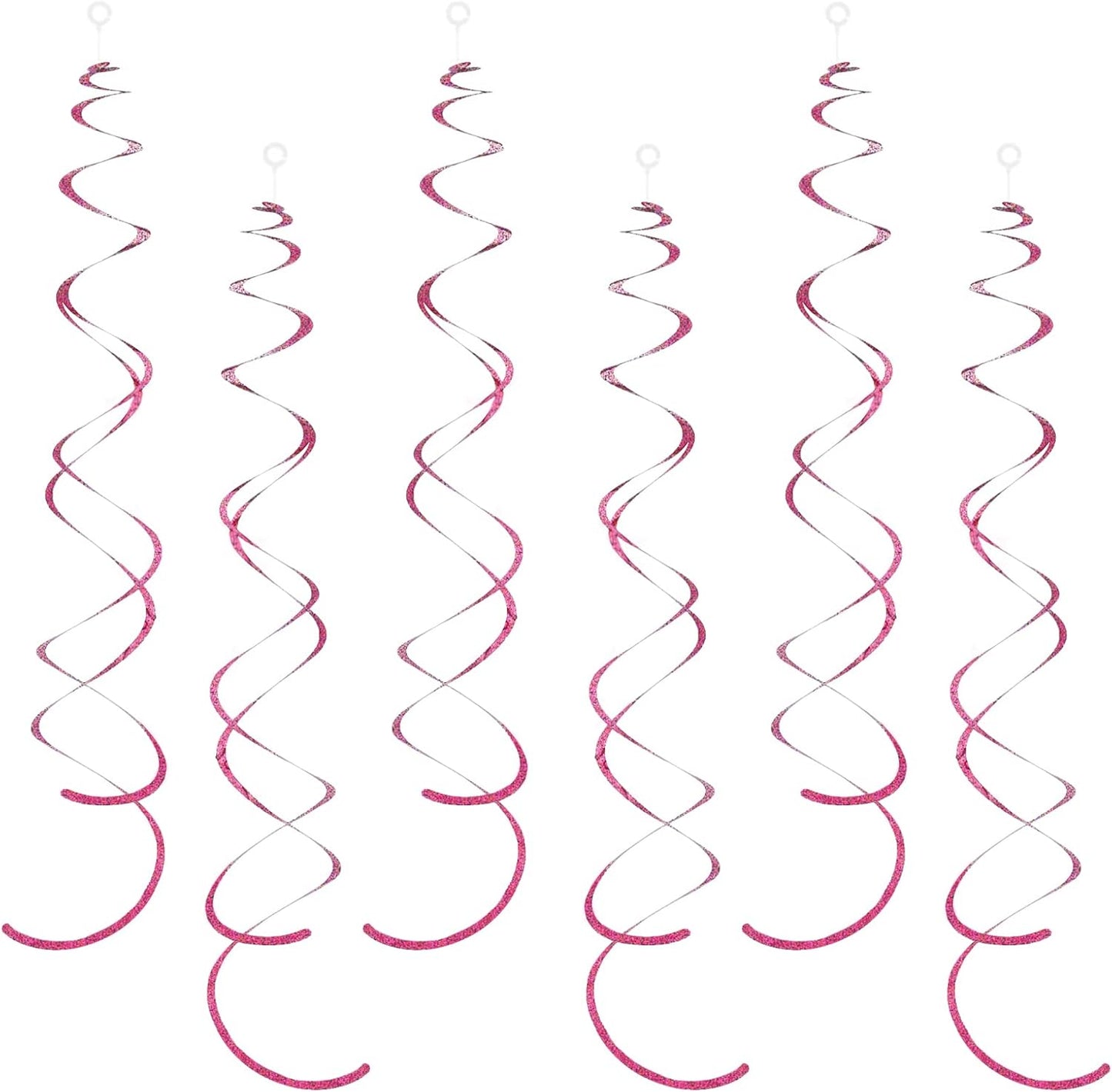 30 Pieces Gold Hanging Swirl Decorations Sparkle Golden Plastic Streamers Ceiling Decorations Wedding Bachelorette Baby Shower Birthday Party Anniversary Graduation Christmas New Year Decorations