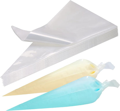 400 Pcs Piping Bags Disposable 12 Inch Anti-Burst Pastry Bags, Tipless Icing Piping Bag for Cake, Cream Frosting and Cookie Decoration Supplies