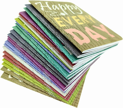 ALIMITOPIA 24pcs Mini Notebook Portable Pocket Notebook Journal Steno Memo MiniDaily NotePad,3.5X5 inches,24 sheets,College Ruled Pages(Cartoon Animals)