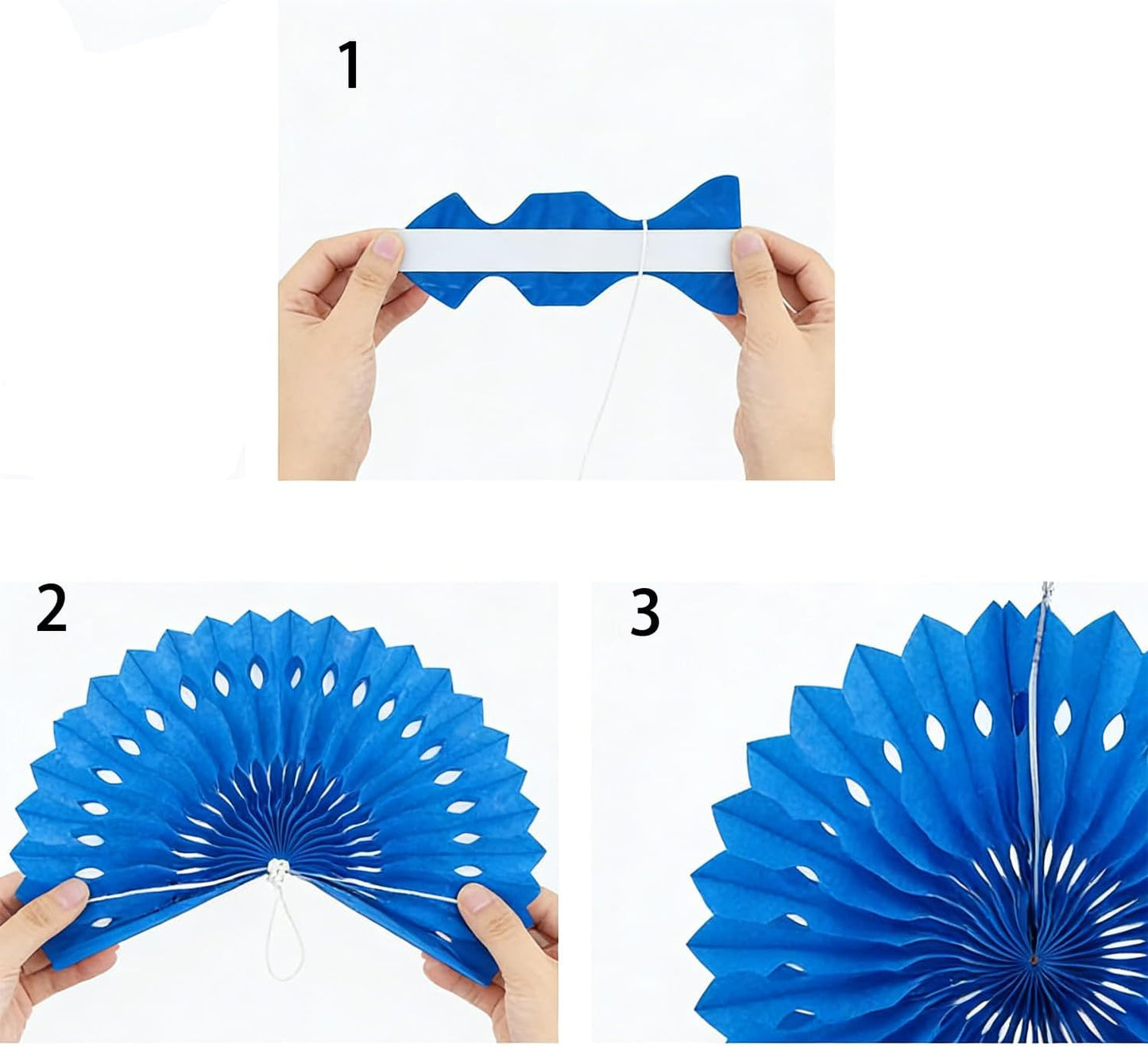 12PCS Colourful Paper Fans Party Decorations,Rainbow Hanging Ceiling Honeycomb Round Tissue Paper Fans for Mexican Engagement Fiesta Cinco De Mayo Party Decorations