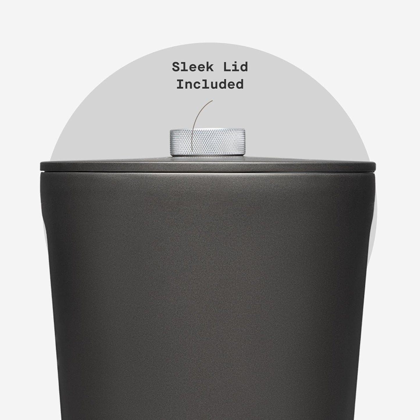 Corkcicle Insulated Ice Bucket with Lid - Stainless Steel - Summer Gift - 100 oz - Ceramic Slate