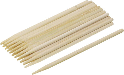 Heavy Duty Bamboo Stylus Sticks Craft Sticks for Scratching Drawing Christmas Thanksgiving Scratch Art Activity Craft Projects, 30PCS (12cm)