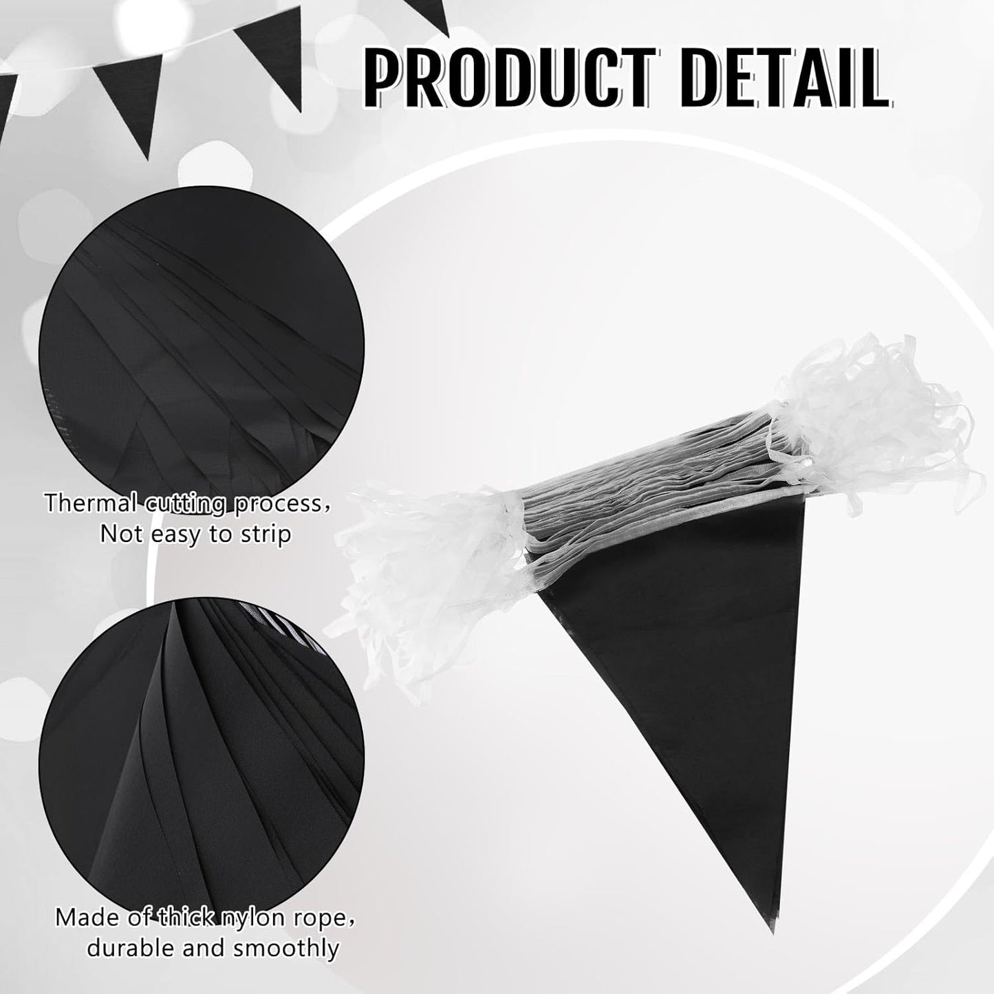 Hahafelt 100 Feet Pennant Banners Flags 75 Solid String Triangle Flags for Grand Opening, Carnival Theme Birthday Party Decoration Outdoor Events Classroom Decoration(Pink)