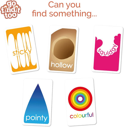 gofindit Scavenger Hunt Card Game, Outdoor Activities for Kids Toddler & Family, Beach Camping Travel Car Games for Road Trips, Kids Scavenger Hunt Game Age 3 4 5 6 Years Old & Up