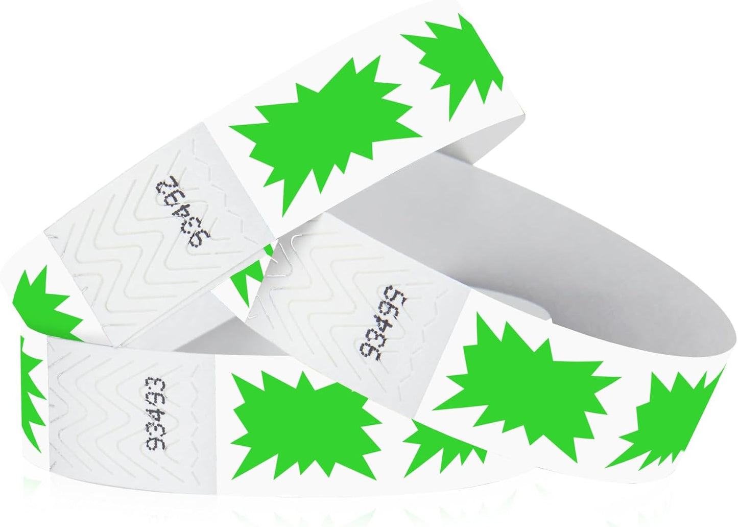 500 WristCo Black Checkered/Checks Tyvek Wristbands for Events - Comfortable Tear Resistant Paper Bracelets ID Wrist Bands for Concerts Festivals Admission Party Identification