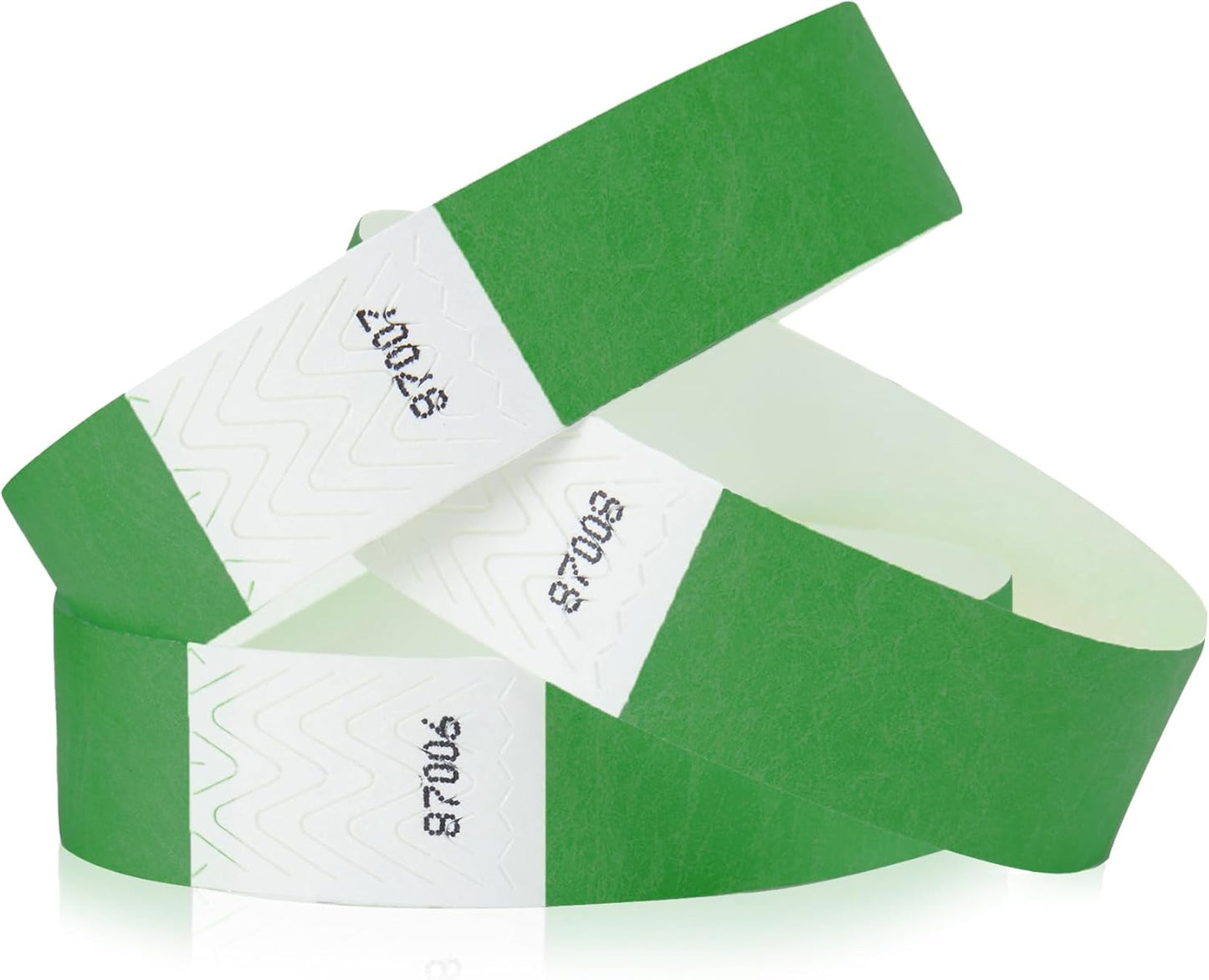 200 WristCo Neon Red Tyvek Wristbands for Events Tamper-Proof Design & Fluorescent Color Prevent Reuse Premium-Grade Bracelets for Hospital & Medical ID, Party & VIP Identification