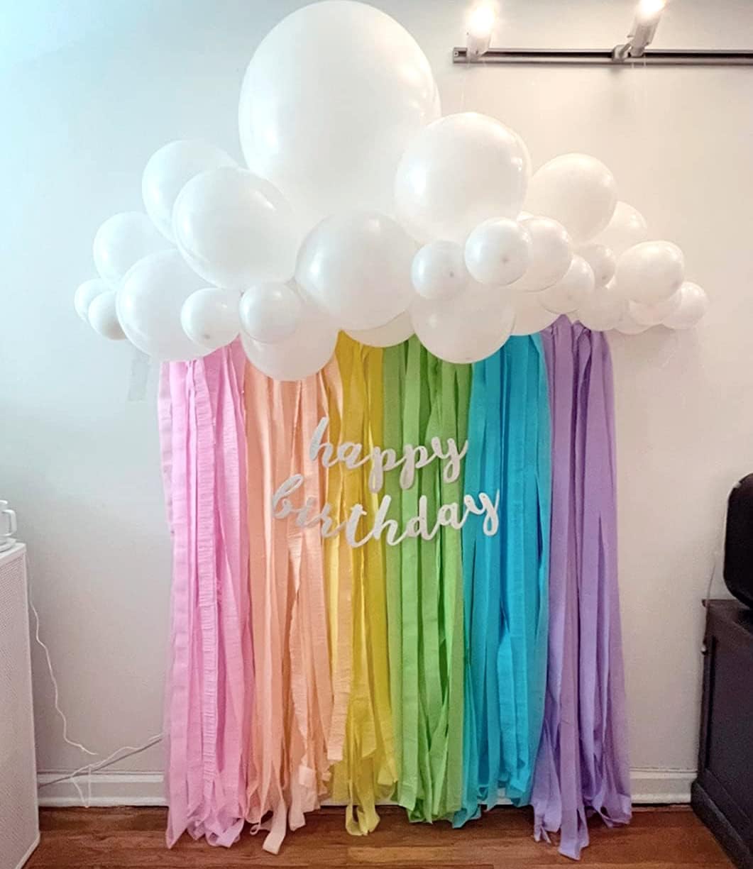 Blue Crepe Paper Streamers 8 Rolls 656 ft Crepe Paper Decorations for Birthday Party, Baby Shower or Reunion (Blue Gradient)