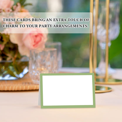 Blue Floral Place Cards for Table Setting, Birthday Baby Shower Folded Tent Cards Wedding Seating Cards for Bridal Shower, Anniversary, Engagement Food Name Card for Party Decoration, 25pcs /A10