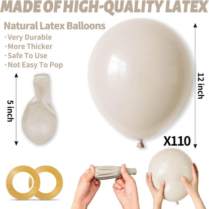 110pcs Black Balloon 12 inch, Black Latex Balloons for Birthday Party Baby Shower Wedding(with 2 Ribbons). - Colors B