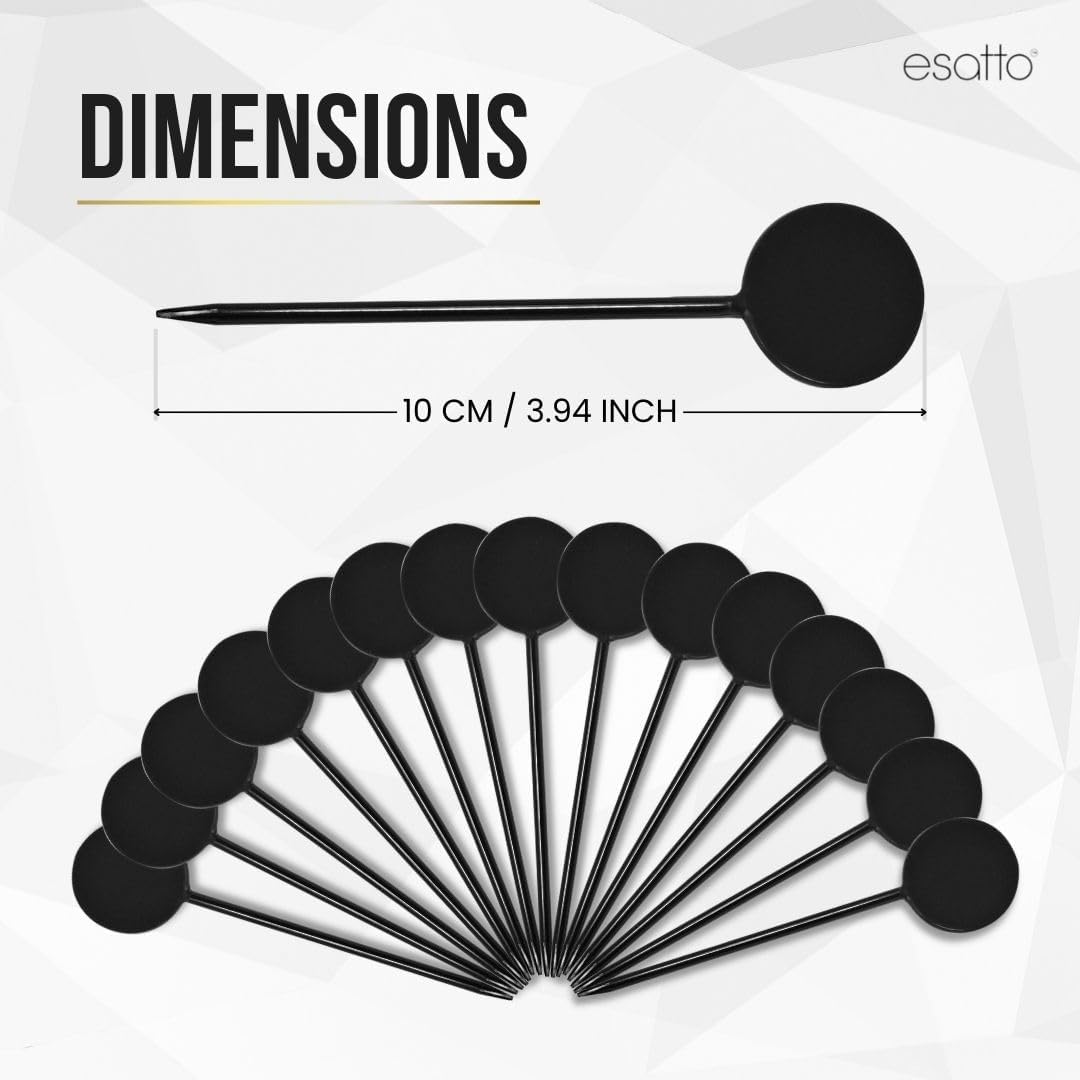 1000 Pcs Cocktail Picks Prism 7.62cm (3") - Sleek, Stylish Garnish for Cocktails, Perfect Plastic Toothpicks for Appetizers & Drinks, Versatile Fancy Skewers Food Pick for Charcuterie Parties