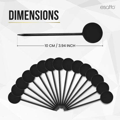 1000 Pcs Cocktail Picks Prism 7.62cm (3") - Sleek, Stylish Garnish for Cocktails, Perfect Plastic Toothpicks for Appetizers & Drinks, Versatile Fancy Skewers Food Pick for Charcuterie Parties