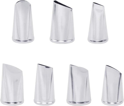 Piping Tips For Cake Decorating, Stainless Steel Icing Piping Nozzles For Pastry Fondant Decorating Tools (C)