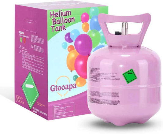 Helium Tank for Balloons 4.5L - Up to 20+ Latex Balloons, Complete Balloon Kit with Ribbons, Portable Helium Tank for Home Use, Parties, Birthdays, Weddings & Events (1-Pack)