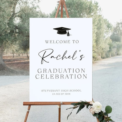 Graduation Party Welcome Sign, Photo Graduation Poster, Graduation Decorations, Grad Party Sign, Grad Welcome Sign, Graduation gift for best friend, Graduation gift for daughter, sister, brother - 1