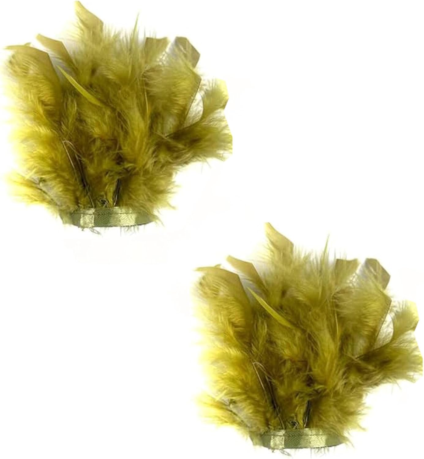 2-Pack Feather Slap Bracelet Cuffs - Feather Snap Ring, Cuff Wrist Decoration for Parties & Wrist Accessories, Women's Edition