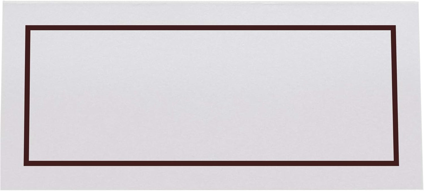 Single Line Border Printable Place Cards, Gold (Choose Color), Set of 60 (10 Sheets), Laser & Inkjet Printers - Wedding, Party, Dinner, and Special Events - Made in the USA