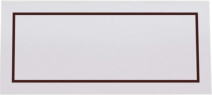 Single Line Border Printable Place Cards, Gold (Choose Color), Set of 60 (10 Sheets), Laser & Inkjet Printers - Wedding, Party, Dinner, and Special Events - Made in the USA
