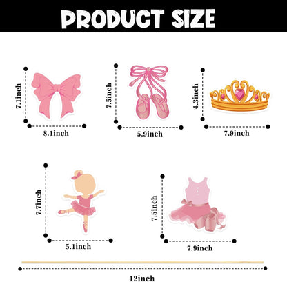 Beautiful Butterfly Centerpiece Sticks - Floral Baby Shower or Birthday Table Toppers - Butterfly Themed Gender Reveal Bridal Shower Party Decoration- Set of 15
