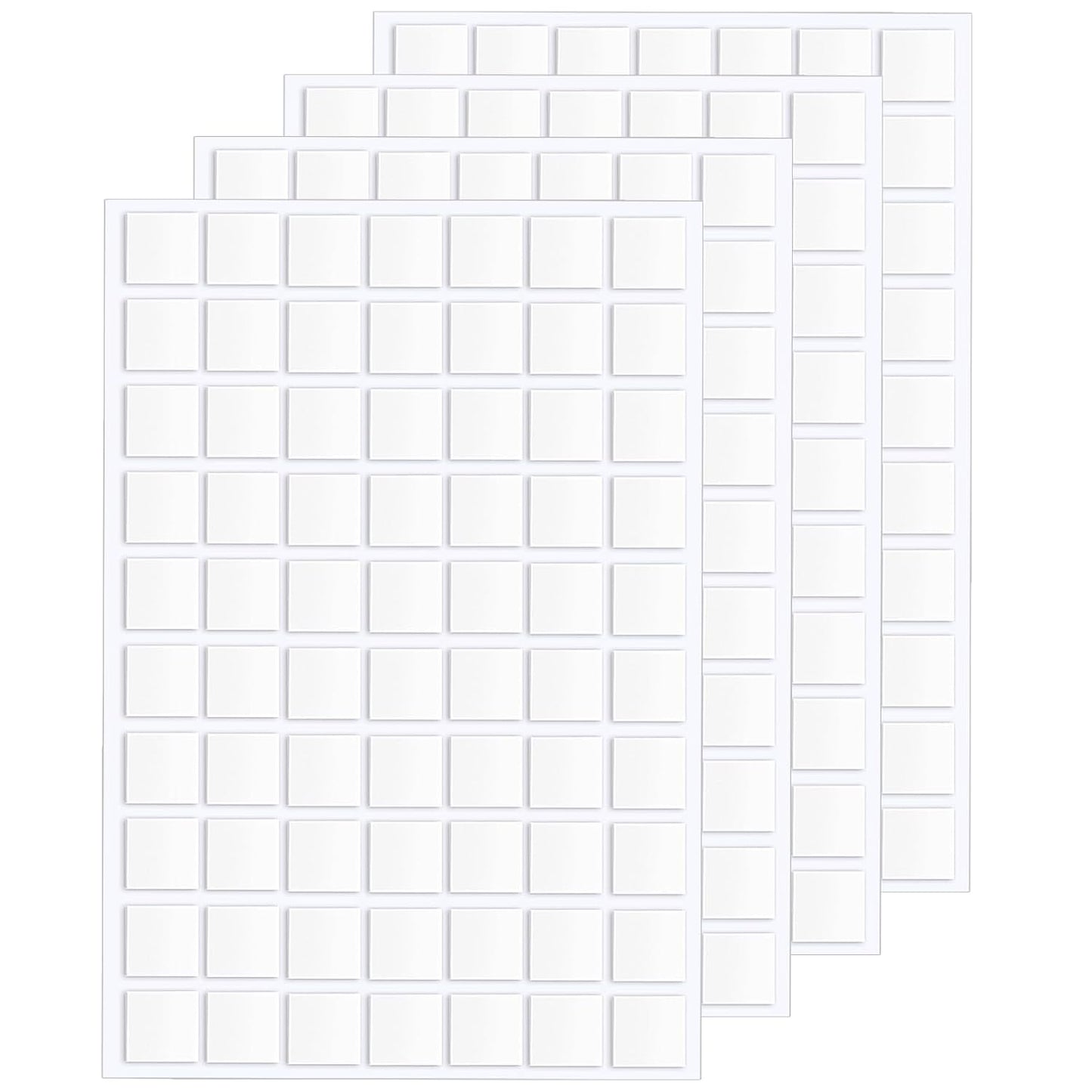 JANYUN 140 Pieces Adhesive Dots,Removable Round Putty Clear Tack No Trace Small Tape Stickers for Wall Hanging Festival Poster Office Party Decoration Picture Crafts