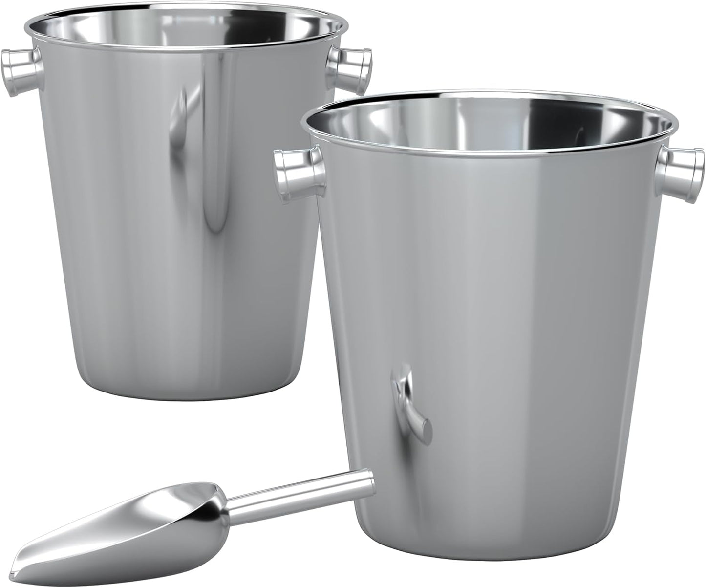 Champagne Bucke with Scoop Ice Bucket for Parties 2 Packs