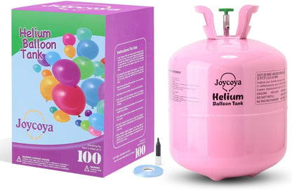 22L Helium Tank Kit for Balloons 1 Pack – Up to 100 Latex Balloons, Complete Party Balloon Kit with Ribbons, Easy Home Use for Birthday, Wedding, Baby Shower & Event Decorations