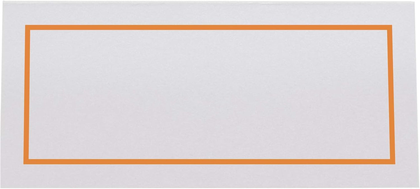 Single Line Border Printable Place Cards, Gold (Choose Color), Set of 60 (10 Sheets), Laser & Inkjet Printers - Wedding, Party, Dinner, and Special Events - Made in the USA