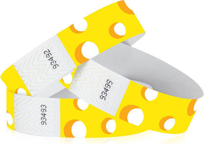 500 WristCo Swimming Pool Tyvek Wristbands for Events – Security Cuts & Tamper-Proof Design to Prevent Reuse – Premium-Grade Bracelets for Hospital & Medical ID, Party & VIP Identification