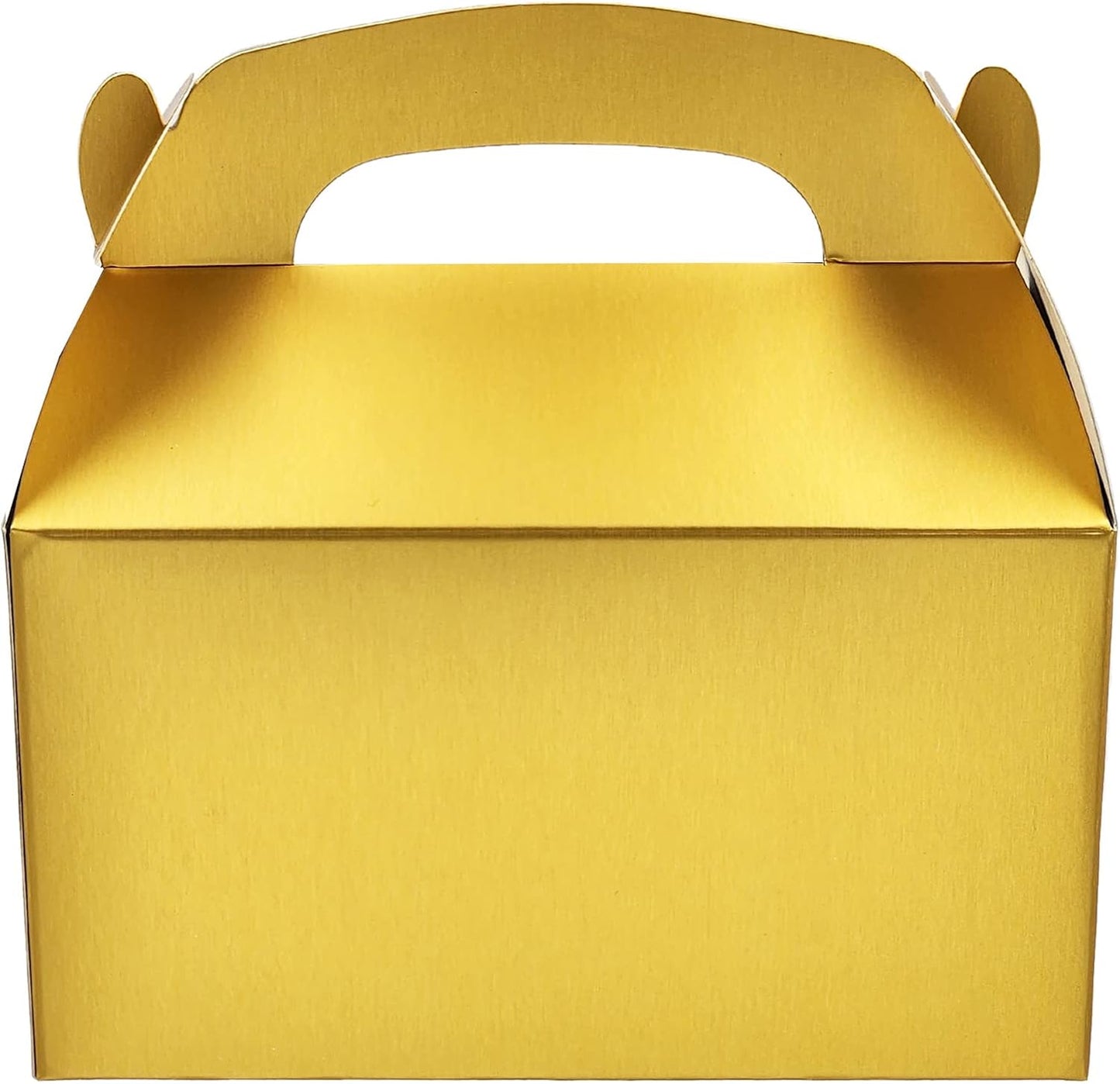 The Dreidel Company Gable Treat Boxes, Party Favors, 6.25" x 3.5" x 3.5" Inch Box, 25-Pack (Assorted)