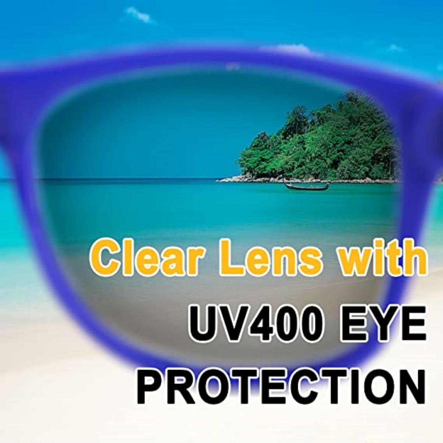 INNOCHEER Party Sunglasses for Kids with UV400 Protection Eyewear Neon Sunglasses for Boys, Girls - Great Gift for Party Favors, Birthday Party and Outdoor Activity