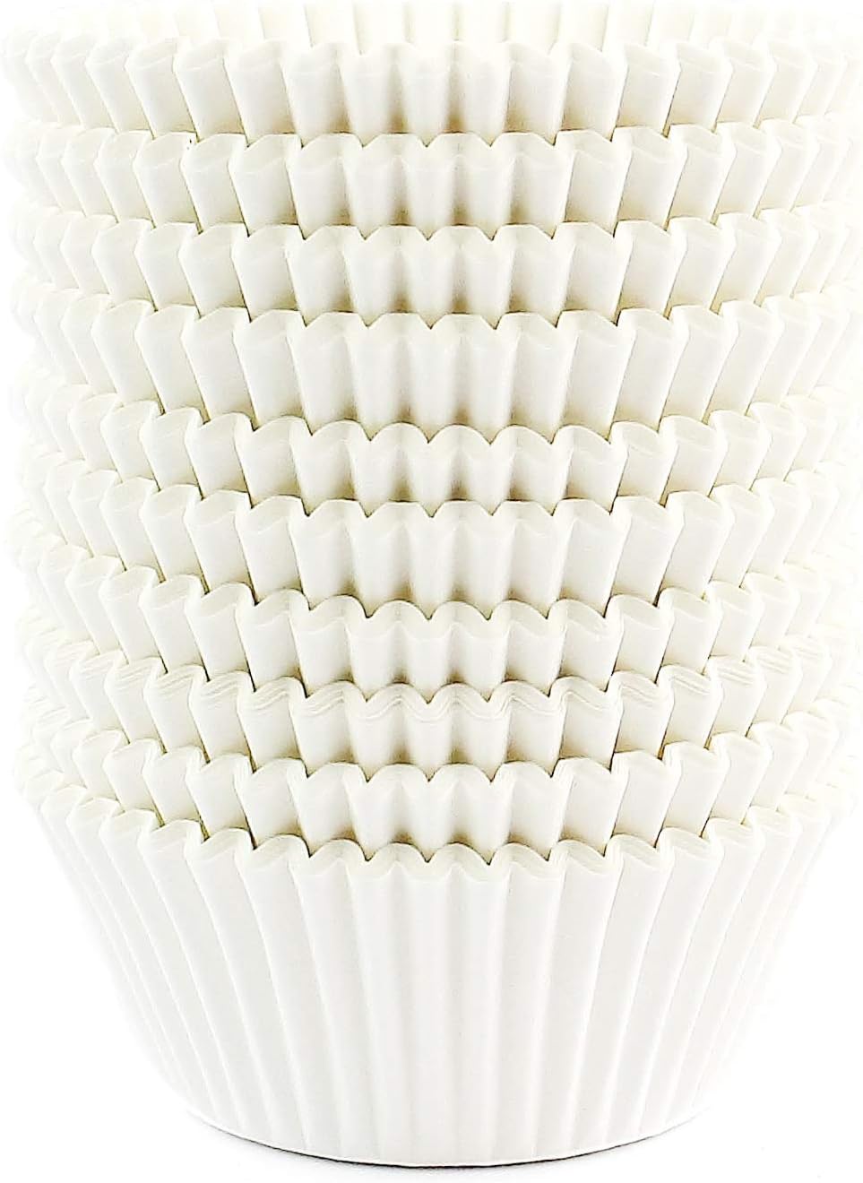 Standard Size Baking Cups Food-Grade Greaseproof Paper Cupcake Liners 200 Pcs (Natural)