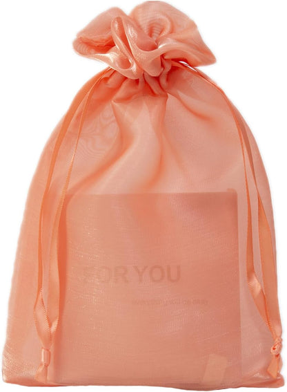 QIANF 20 Pcs Peacock Blue Small Organza Bags 3X4 inch for Wedding Favors with Drawstring, Mini Mesh Gift Bags Jewelry Pouch for Candy Bridal Shower Party Favor Baby Shower Christmas