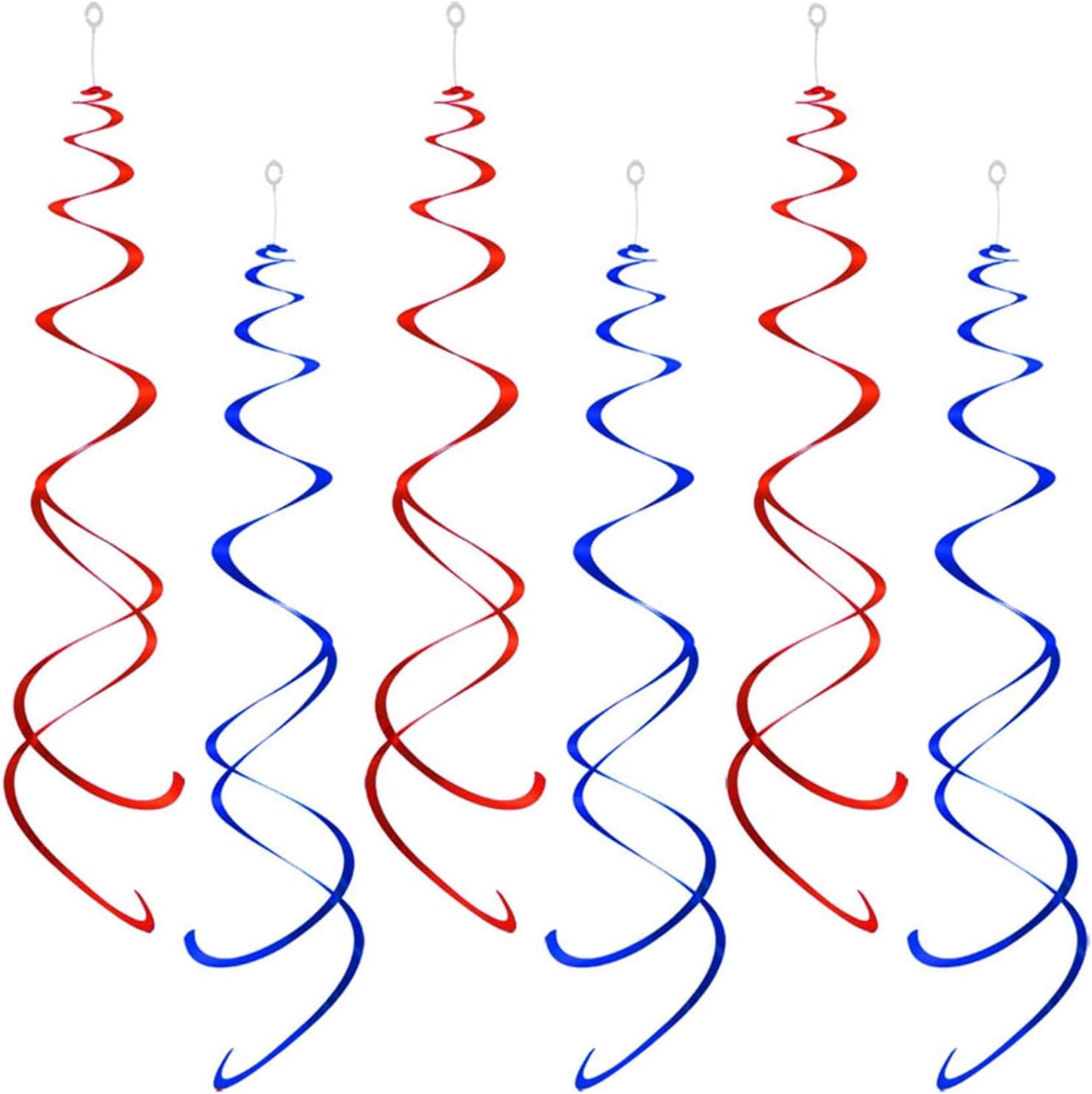 Party Swirl Decorations, Hanging Swirl for Ceiling Decorations, Purple, Pack of 30