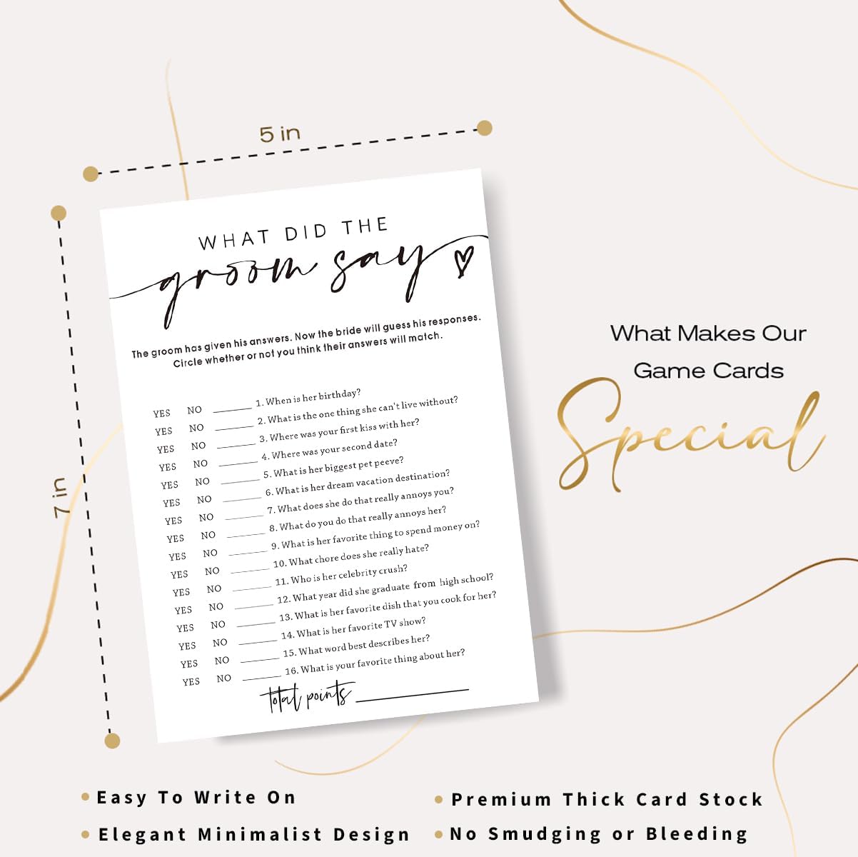 Bridal Shower Bingo, What Will The Bride to Be Receive, 25Pcs Bridal Bingo Game Cards, Engagement Party Games for Guests, Minimalist White Wedding Party Supplies - A18