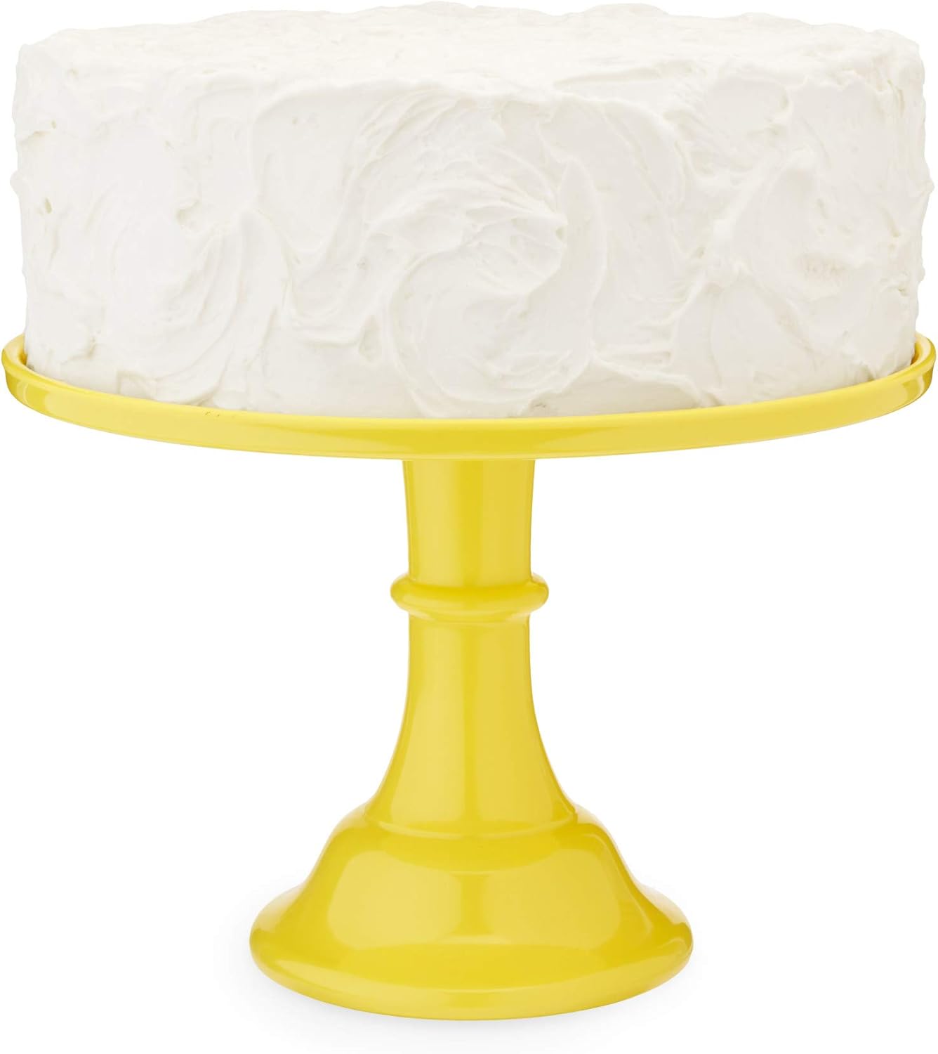 Twine Melamine Cake Stand, Cupcake Display Home Decor Food and Dessert Serving Accessory, 11.5 x 8 Inches, White, Set of 1