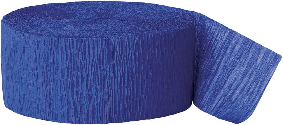 Unique Industries Crepe Paper Streamer, 81ft, Pastel Pink