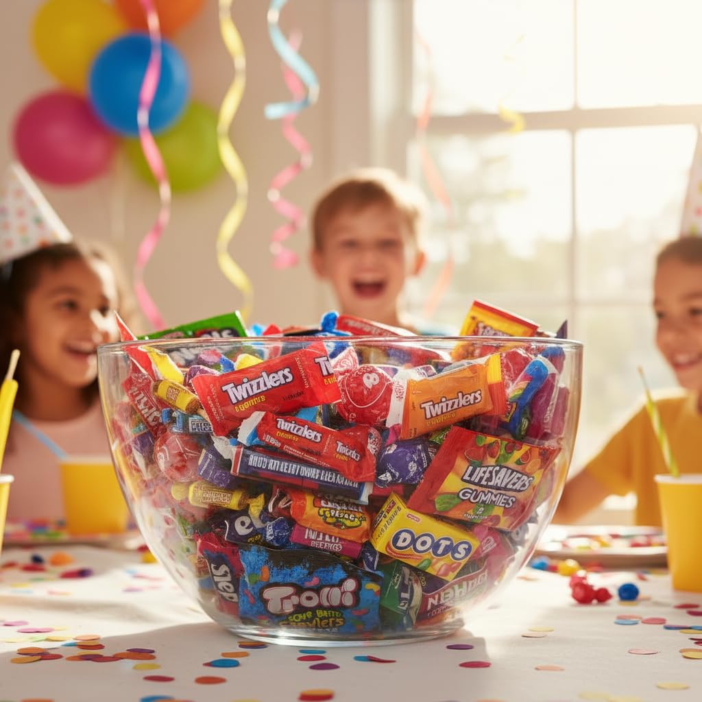 Bulk Candy Variety Pack - 2lb Bulk Candy Individually Wrapped Candy for Party Favors, Office Snacks, Goodie Bags & Pinata Candy Bulk - 2 Pounds