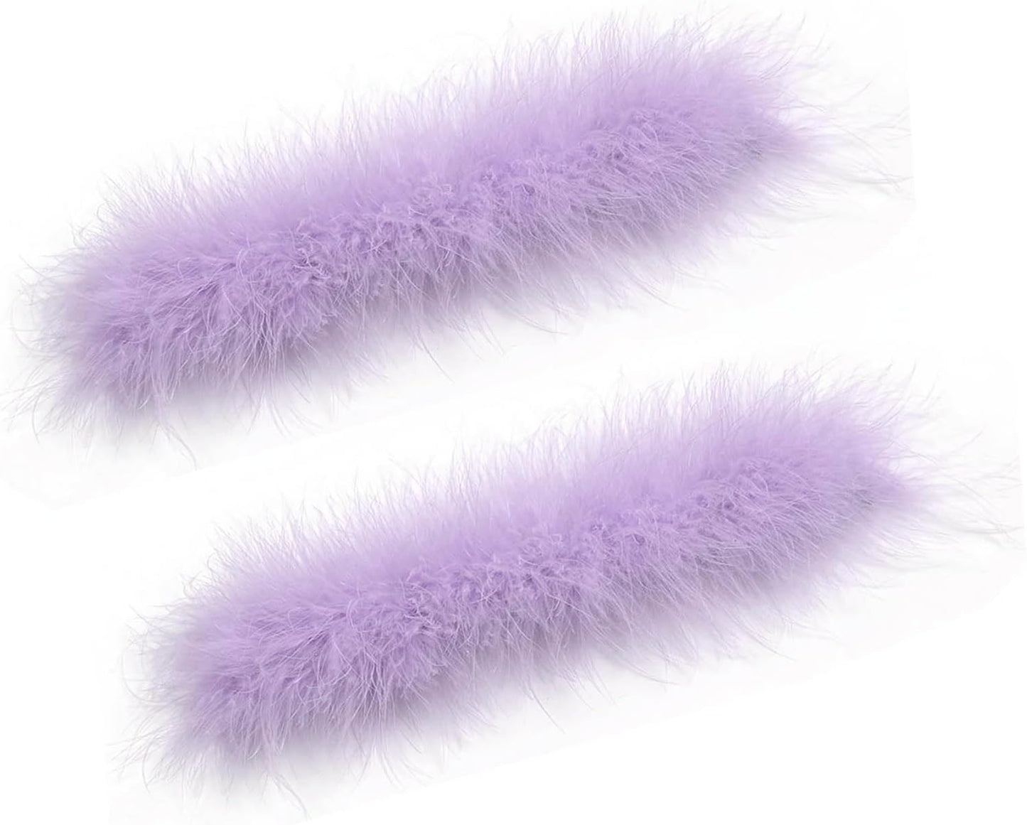 2Pcs Feather Wristbands, 9.65inch Soft Feather Wrist Slap Bracelet Cuffs, Snap Ring, Circle Slap Wrist Decoration Cuffs for Party Decoration