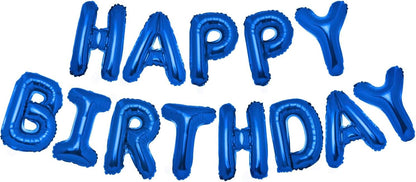 PIGETALE Happy Birthday Banner, 16 Inch Mylar Foil Letters Sign Bunting Happy Birthday Balloon Letters Balloons Reusable Ecofriendly Material for Girls Boys Kids Women Men (Hot Pink)