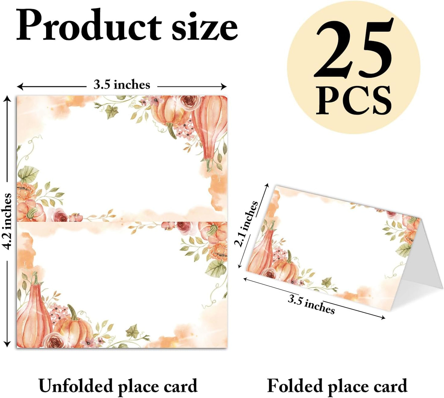 25 Pack Pink Plaid Bow Place Cards, Editable Name Cards for Table Setting, Tent Cards Food Label for Dinner Party, Bridal Shower, Wedding, Baby Shower and Events -T30