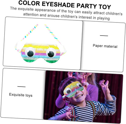 BESPORTBLE 2Pcs Paper Pinata Eye Masks for Birthday Party Game Supplies Fun Cosplay Accessories Lightweight for Celebrations and Photo Props