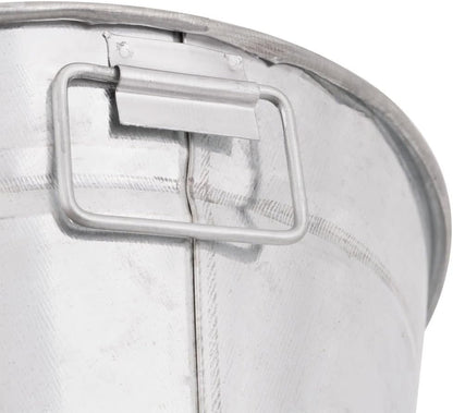 American Metalcraft MTUB63 Natural Galvanized Tub with Side Handle - 27 oz, 6-Inch