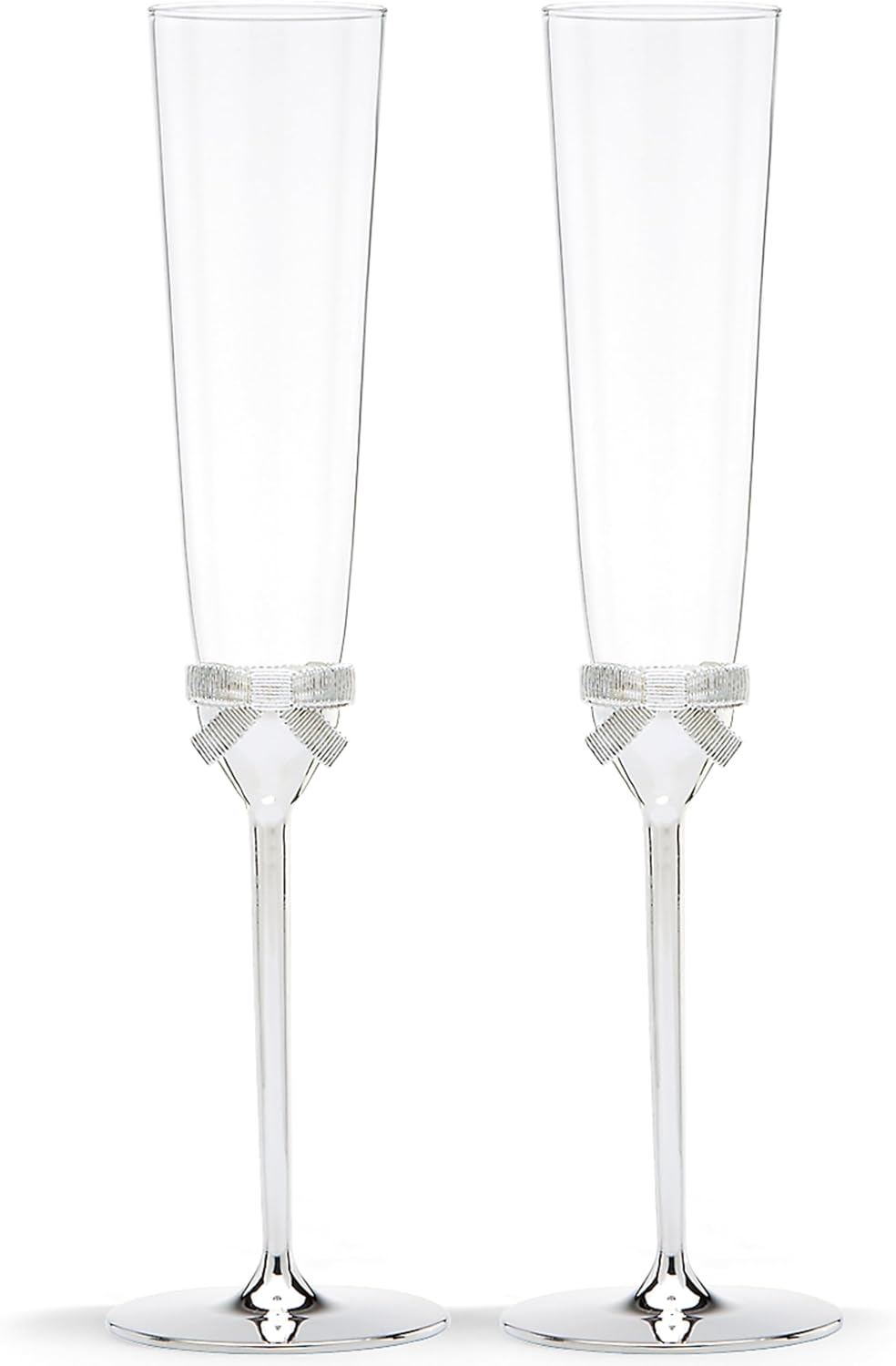 Kate Spade New York Grace Avenue 2-Piece Dessert Set, 1.45 LB, Metallic, Silver Plated