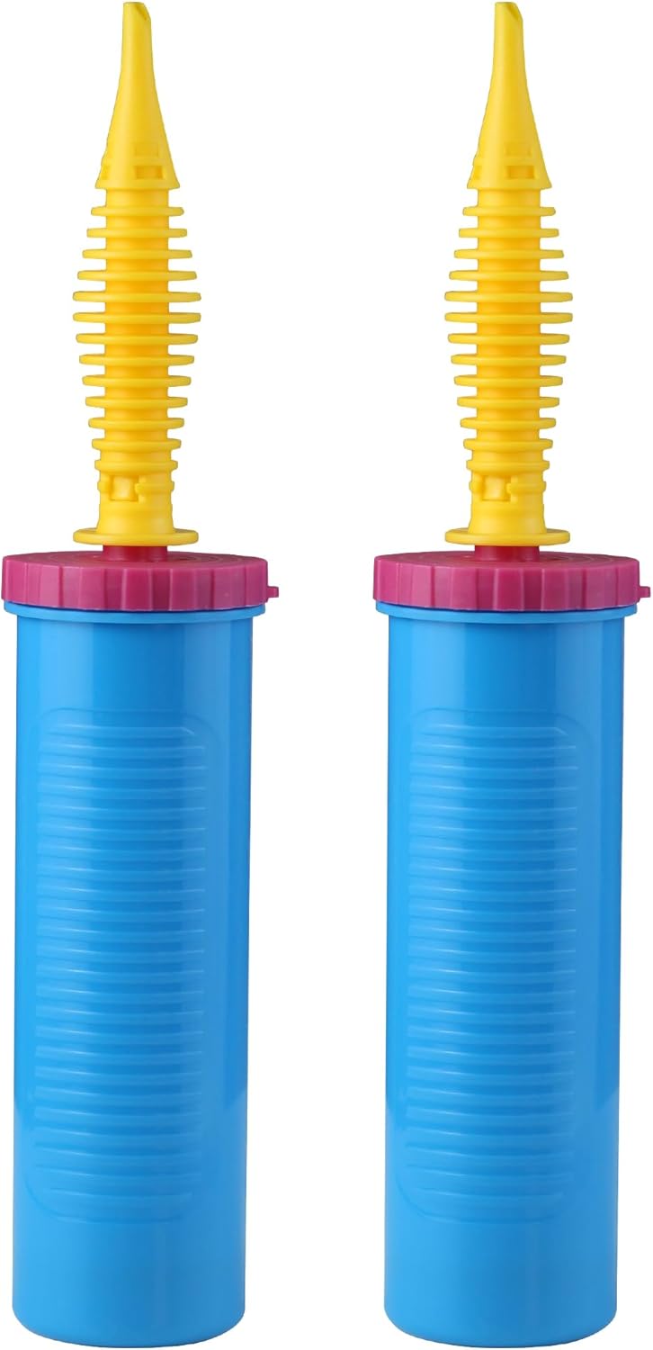 Hand Balloon Pump, Dual Action Two-Way Inflator, Manual Air Blower for Balloons