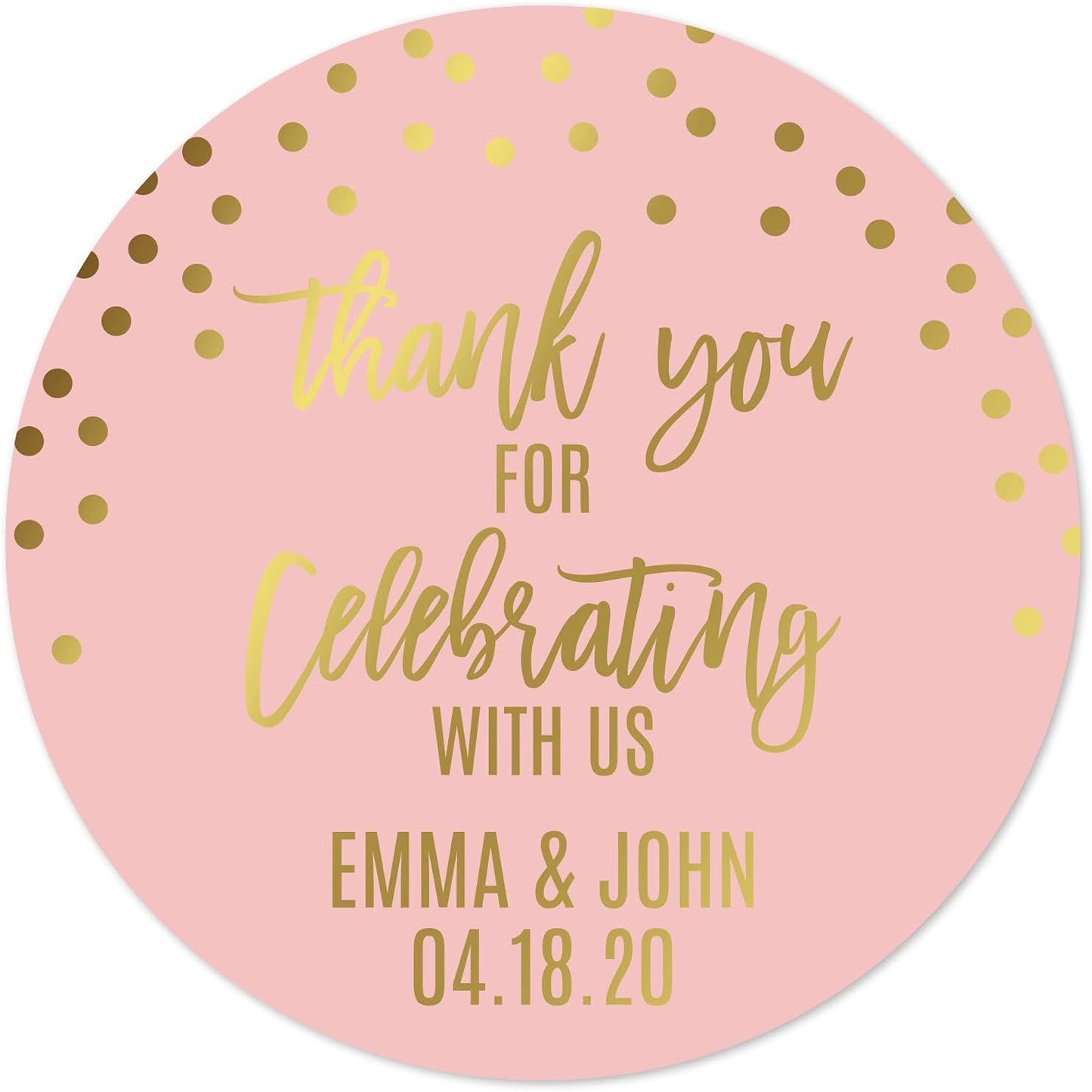 Andaz Press Blush Pink and Metallic Gold Confetti Polka Dots Bachelorette Party Bridal Shower Collection, Scavenger Hunt Game Cards, 20-Pack