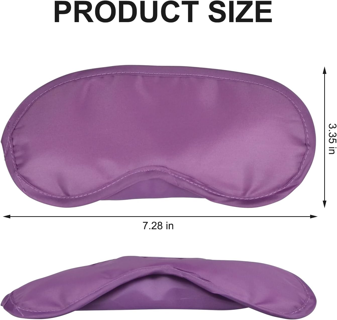 5 Pcs Sleep Mask, Eye Masks for Sleep, with Nose Pad and Elastic Strap for Blind Folds, for Adult Play, Travel Eye Mask, Sleeping, Team Building (Colorful, Medium(3.35x 7.28inch))
