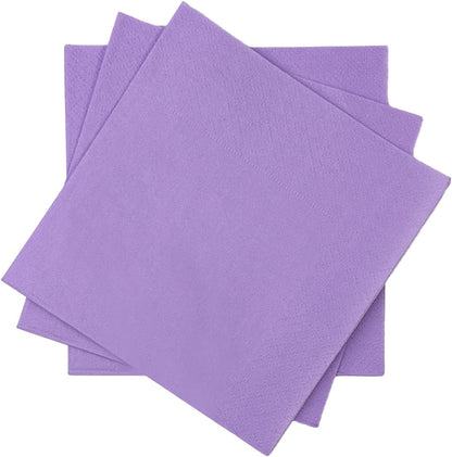 24 colors Cocktail Napkins 5 * 5inch disposable Beverage Napkin paper for Cocktail, Wedding, Dinner，Brithday Party Dessert Wine Paper Napkins（ 120 Count）